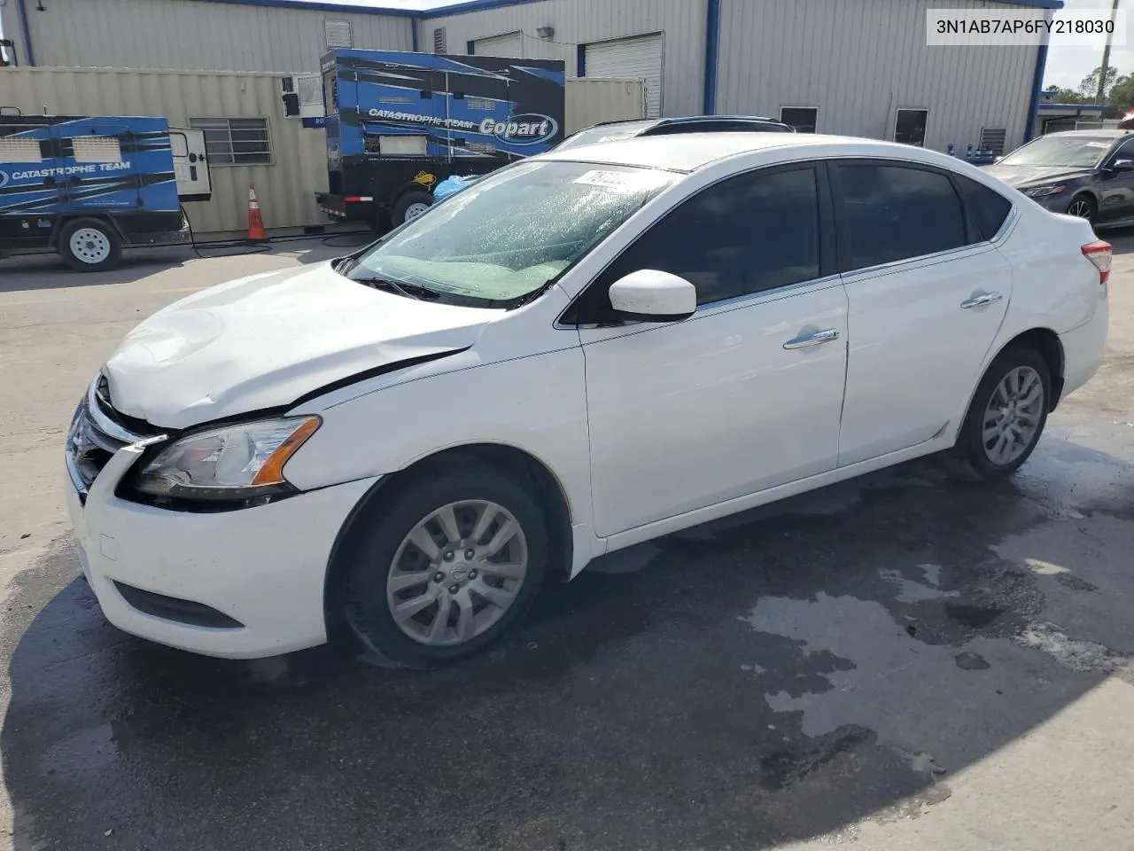 2015 Nissan Sentra S VIN: 3N1AB7AP6FY218030 Lot: 78722364