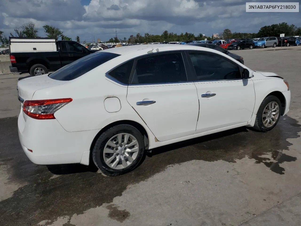 2015 Nissan Sentra S VIN: 3N1AB7AP6FY218030 Lot: 78722364