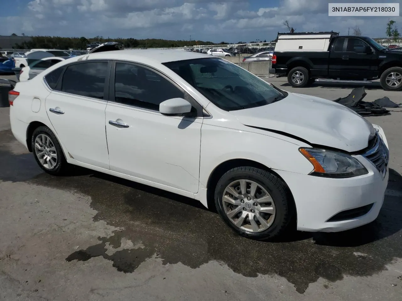 2015 Nissan Sentra S VIN: 3N1AB7AP6FY218030 Lot: 78722364