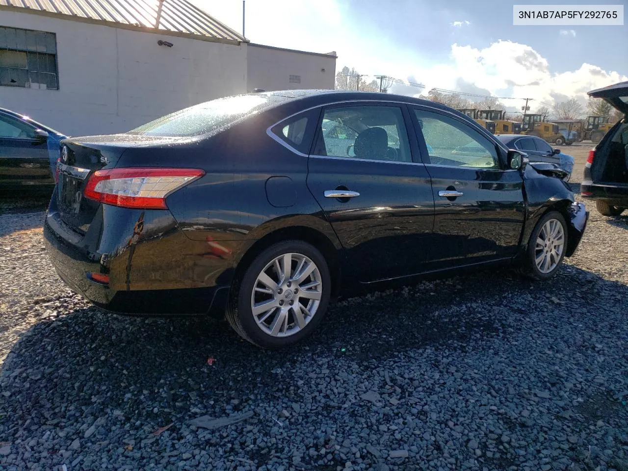 2015 Nissan Sentra S VIN: 3N1AB7AP5FY292765 Lot: 78791734