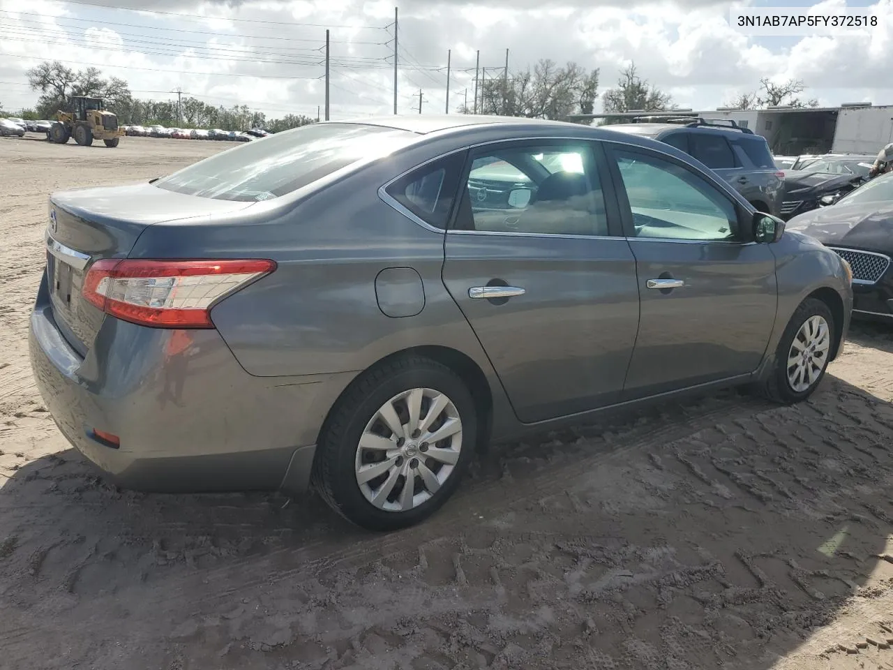 2015 Nissan Sentra S VIN: 3N1AB7AP5FY372518 Lot: 78856294