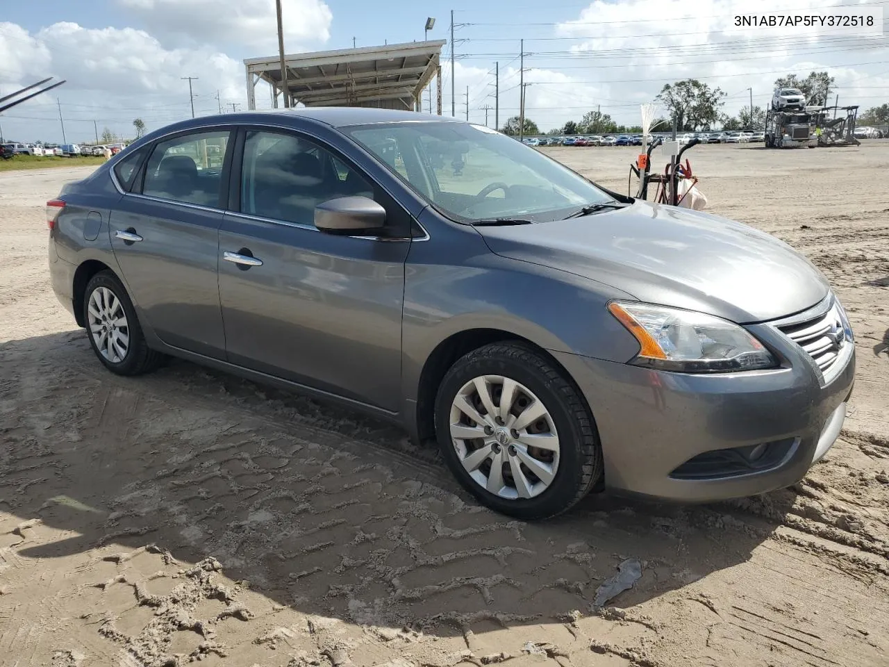 2015 Nissan Sentra S VIN: 3N1AB7AP5FY372518 Lot: 78856294