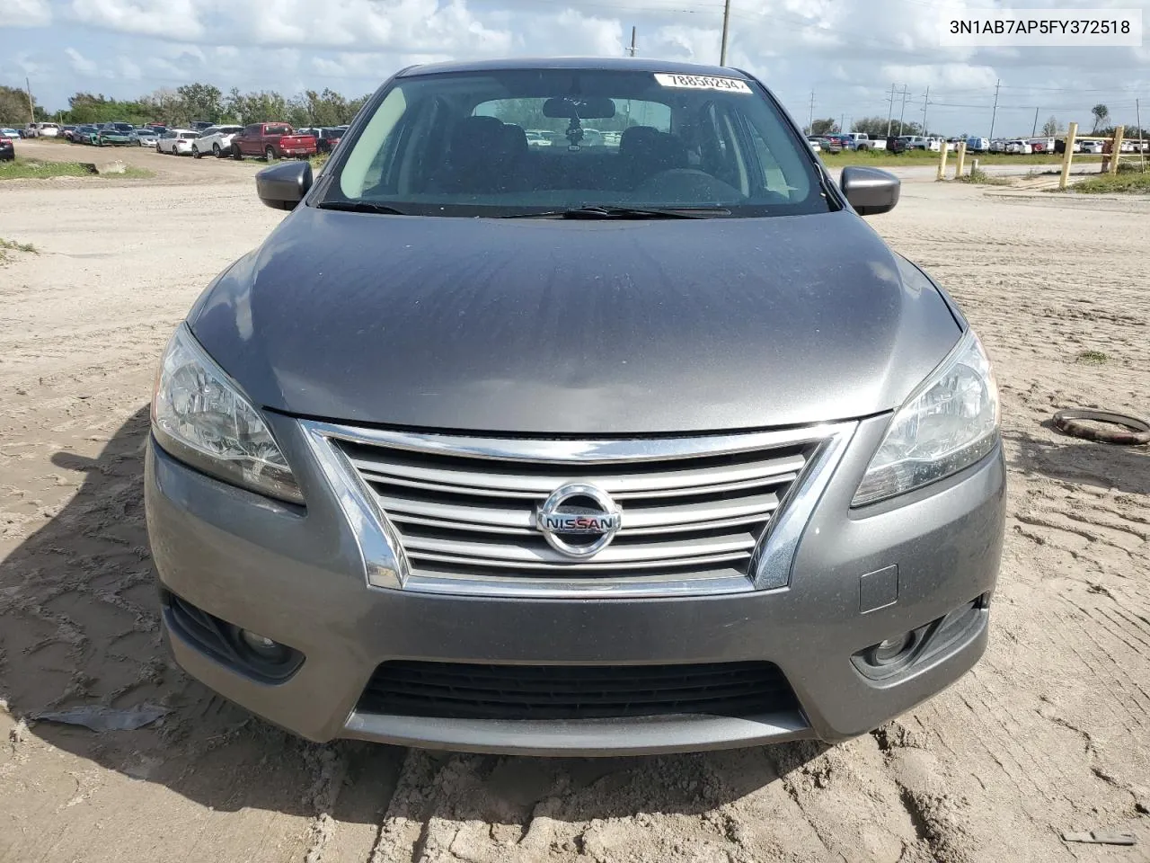 2015 Nissan Sentra S VIN: 3N1AB7AP5FY372518 Lot: 78856294