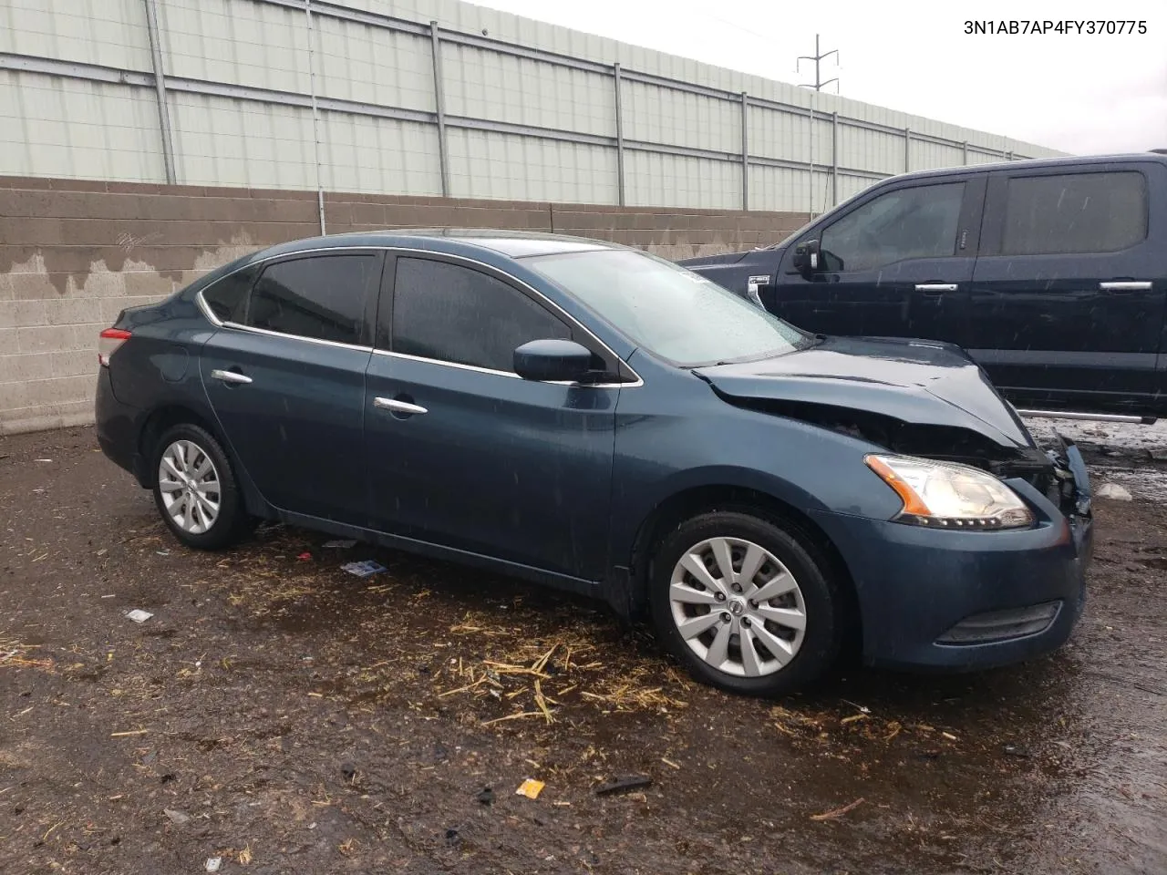 2015 Nissan Sentra S VIN: 3N1AB7AP4FY370775 Lot: 79056364