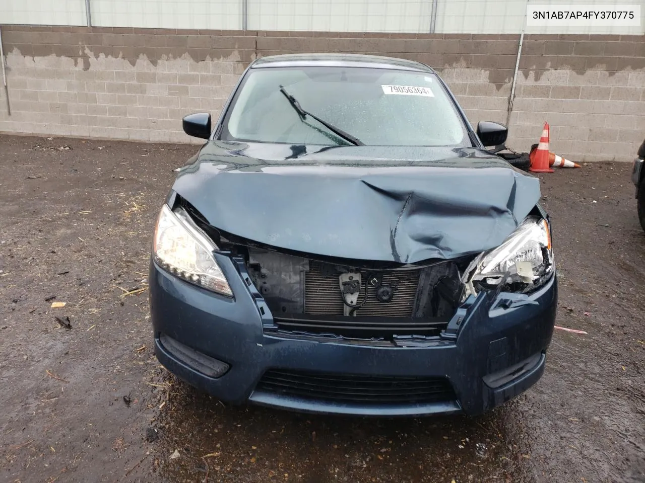 2015 Nissan Sentra S VIN: 3N1AB7AP4FY370775 Lot: 79056364