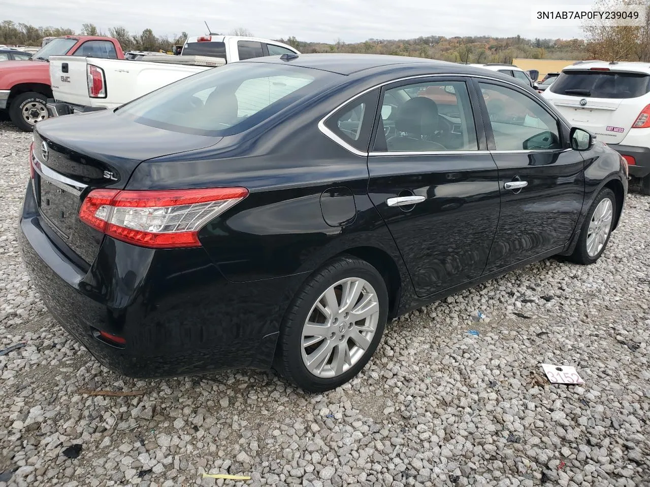 2015 Nissan Sentra S VIN: 3N1AB7AP0FY239049 Lot: 79191994