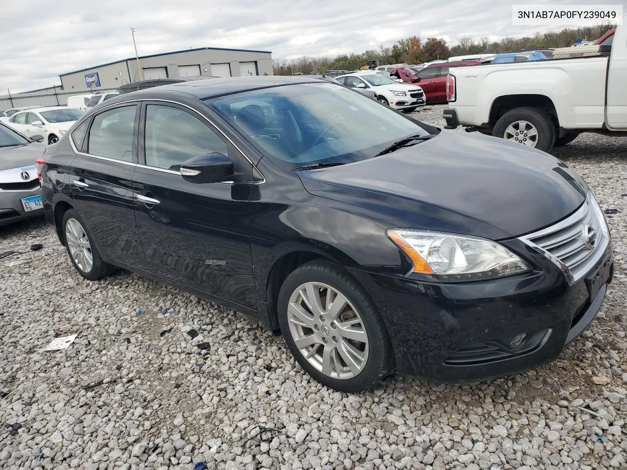 2015 Nissan Sentra S VIN: 3N1AB7AP0FY239049 Lot: 79191994