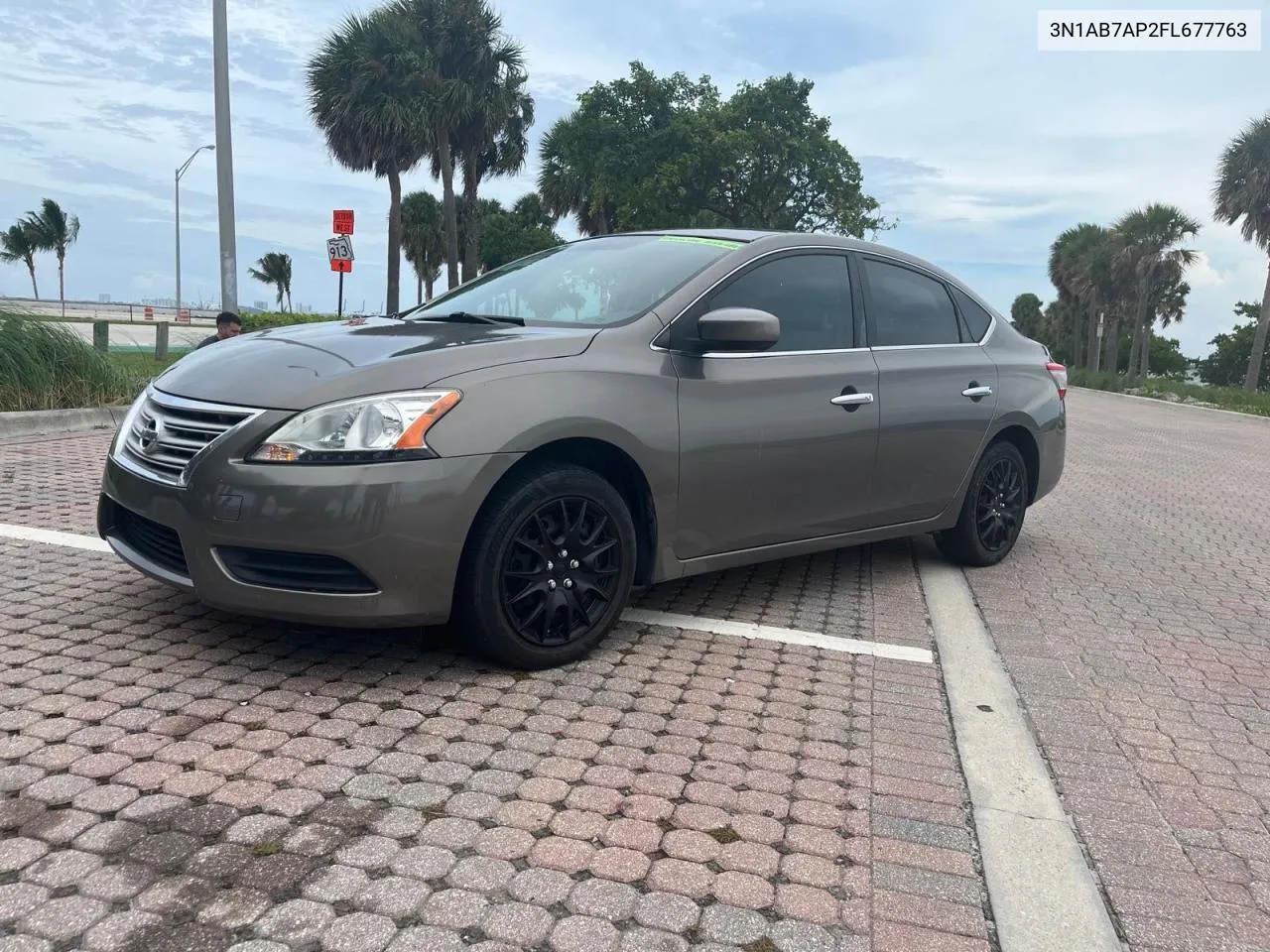 2015 Nissan Sentra S VIN: 3N1AB7AP2FL677763 Lot: 79213874