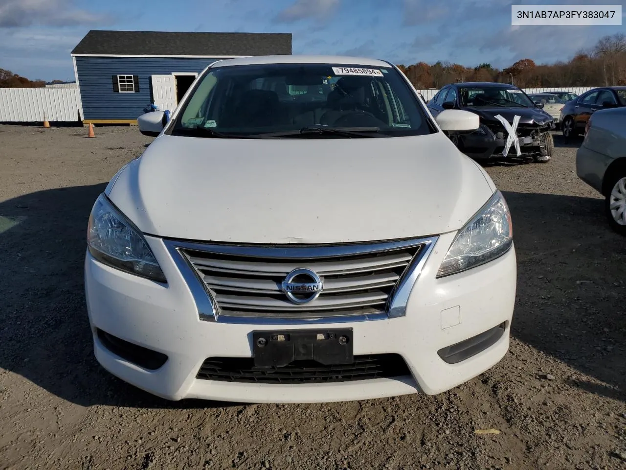 2015 Nissan Sentra S VIN: 3N1AB7AP3FY383047 Lot: 79485894