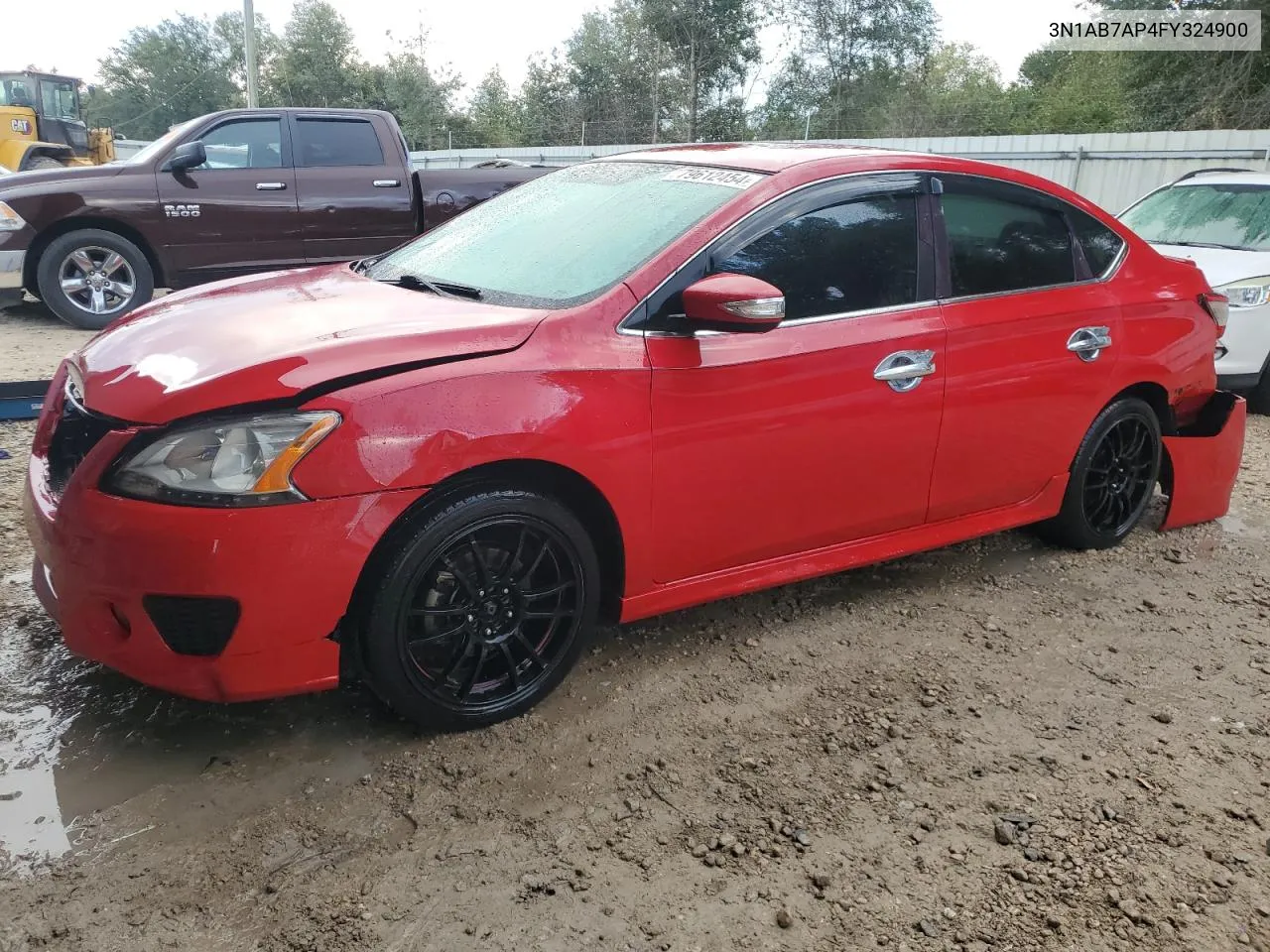 2015 Nissan Sentra S VIN: 3N1AB7AP4FY324900 Lot: 79612454