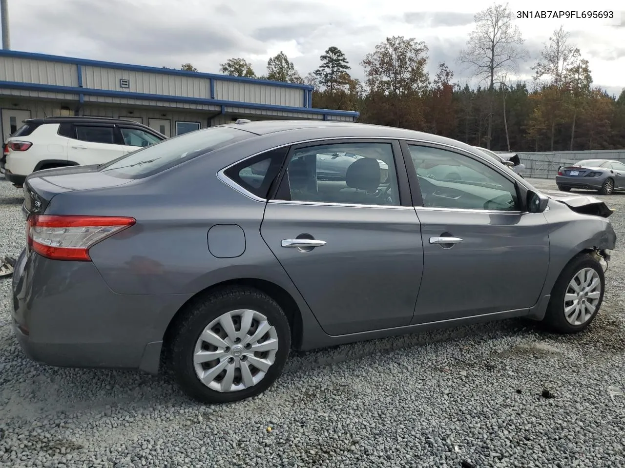 2015 Nissan Sentra S VIN: 3N1AB7AP9FL695693 Lot: 79734504