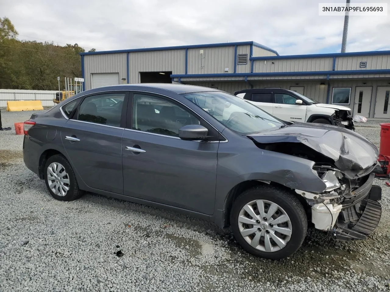 2015 Nissan Sentra S VIN: 3N1AB7AP9FL695693 Lot: 79734504