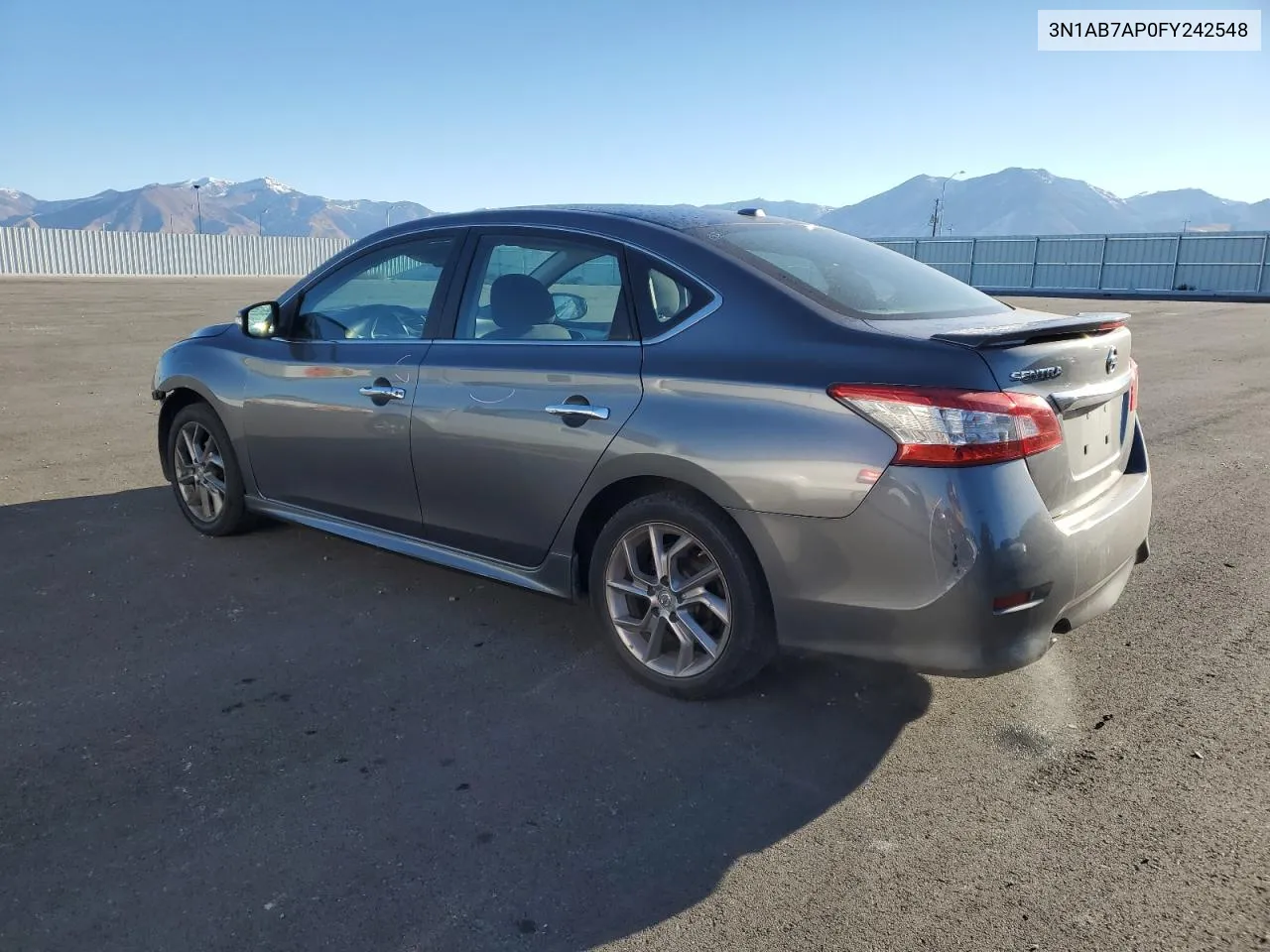 2015 Nissan Sentra S VIN: 3N1AB7AP0FY242548 Lot: 79801104