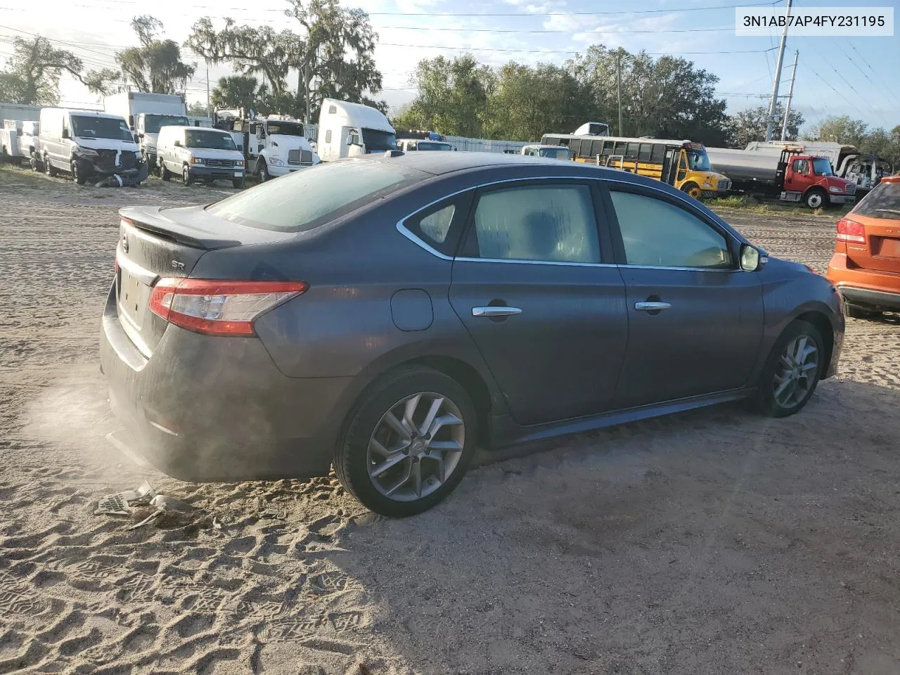 2015 Nissan Sentra S VIN: 3N1AB7AP4FY231195 Lot: 79992984