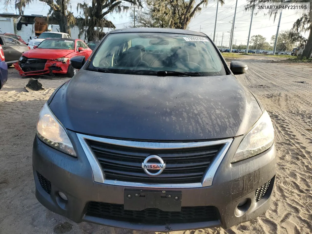 2015 Nissan Sentra S VIN: 3N1AB7AP4FY231195 Lot: 79992984