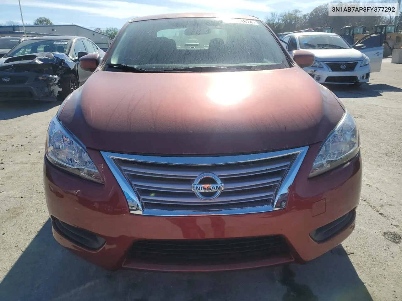 2015 Nissan Sentra S VIN: 3N1AB7AP8FY377292 Lot: 80334874