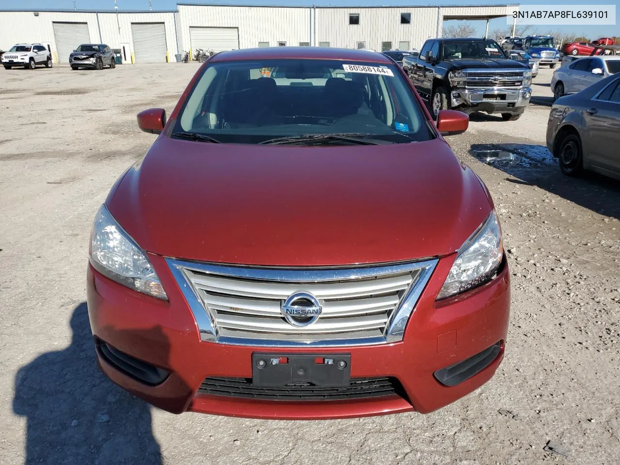 2015 Nissan Sentra S VIN: 3N1AB7AP8FL639101 Lot: 80588144