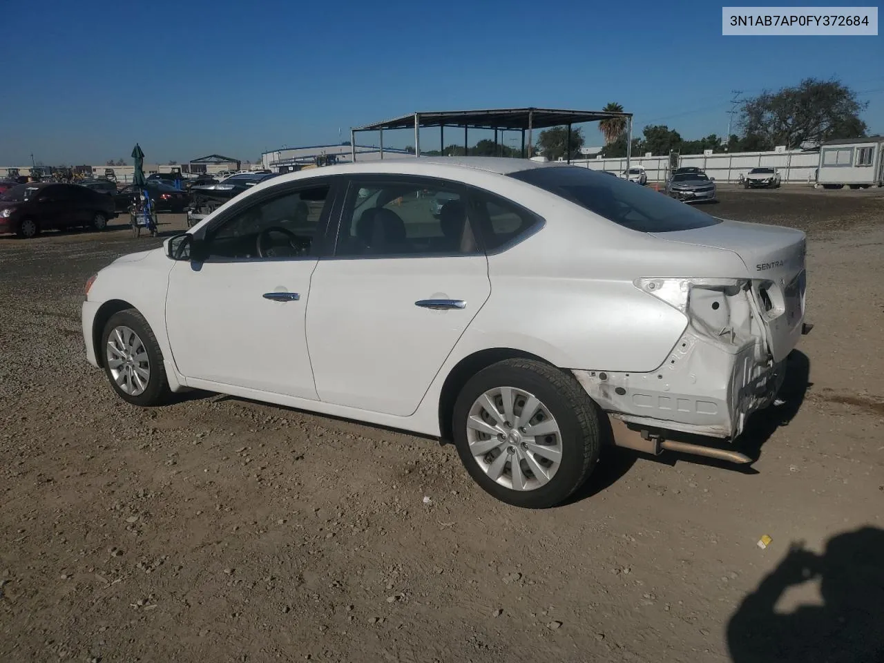 2015 Nissan Sentra S VIN: 3N1AB7AP0FY372684 Lot: 80736044