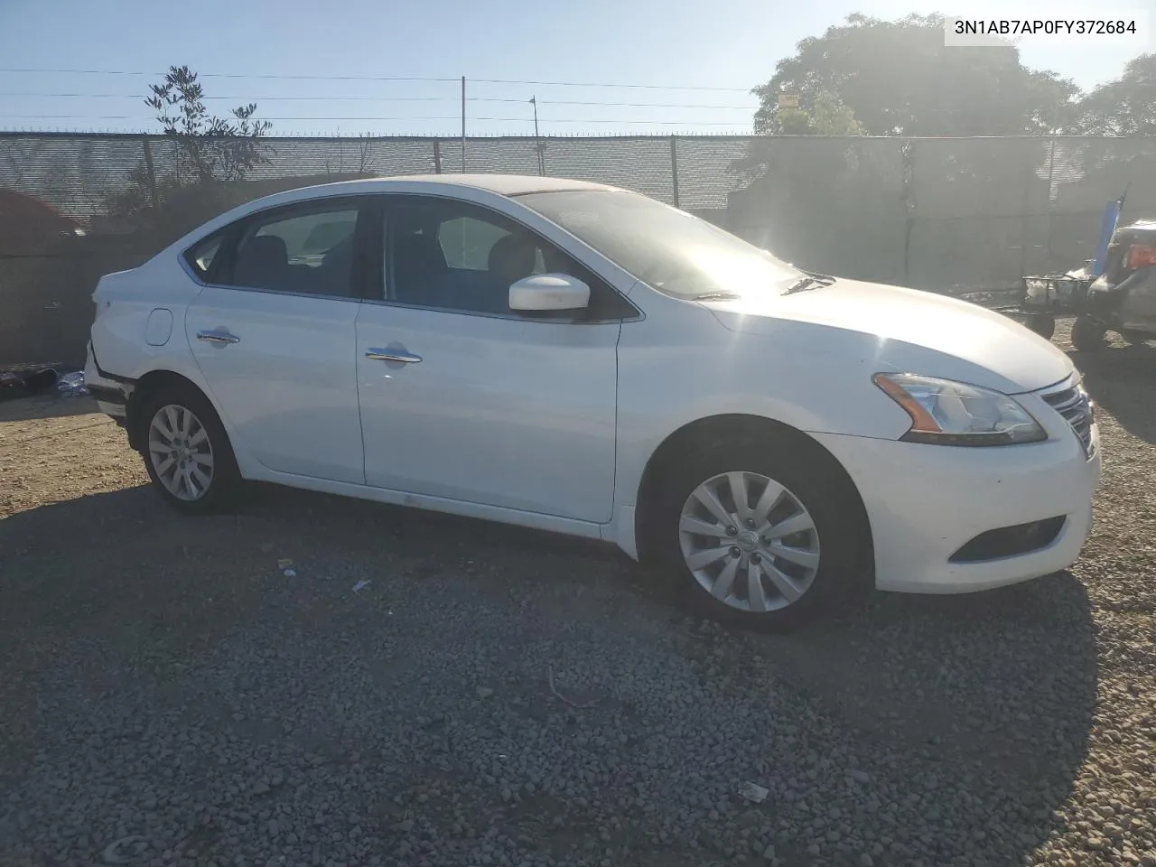 2015 Nissan Sentra S VIN: 3N1AB7AP0FY372684 Lot: 80736044