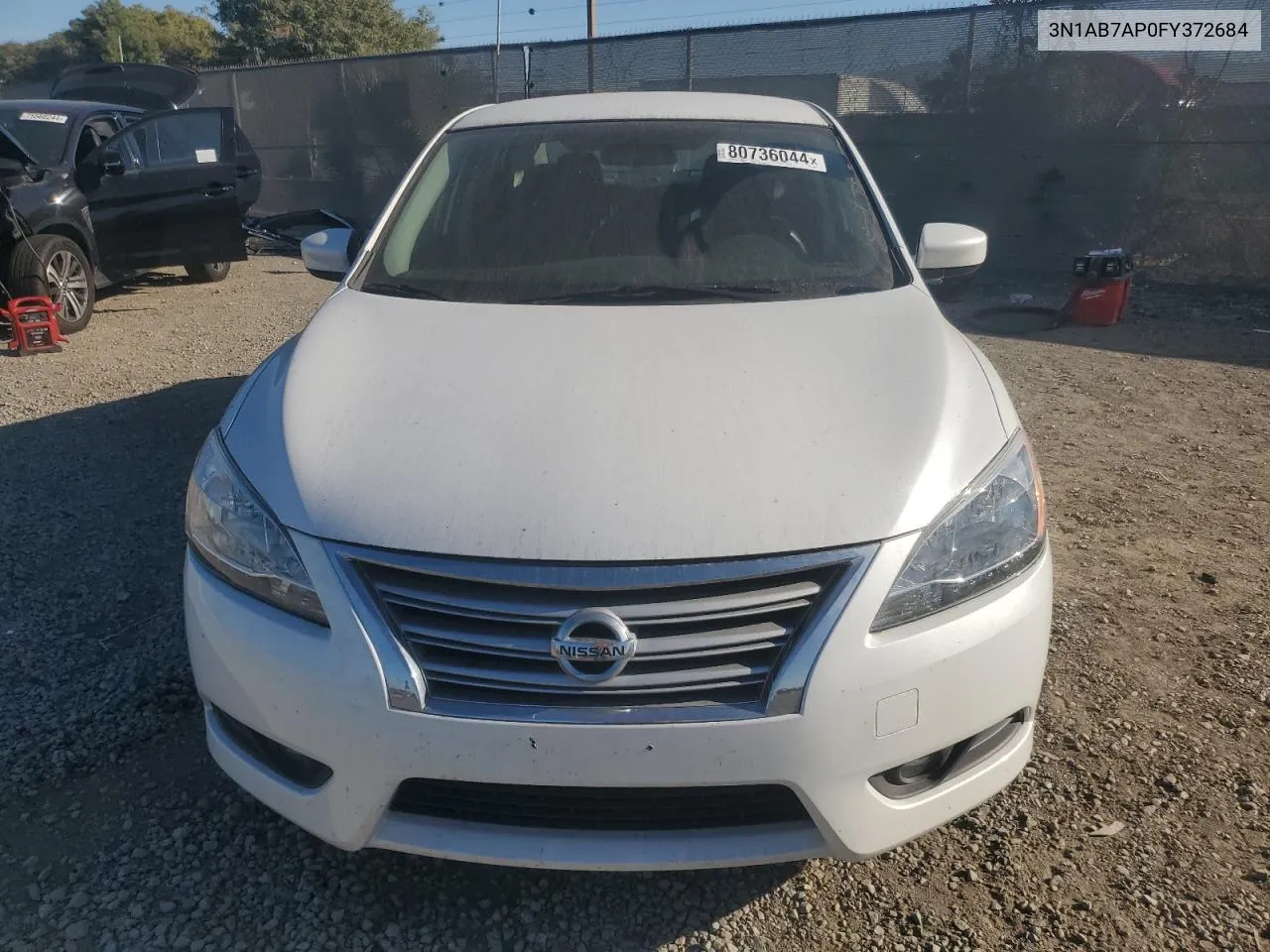 2015 Nissan Sentra S VIN: 3N1AB7AP0FY372684 Lot: 80736044