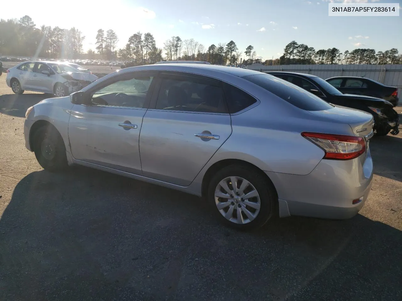 2015 Nissan Sentra S VIN: 3N1AB7AP5FY283614 Lot: 80864724