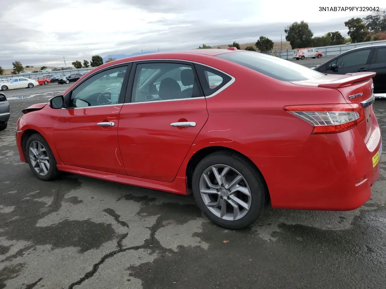 2015 Nissan Sentra S VIN: 3N1AB7AP9FY329042 Lot: 80885374