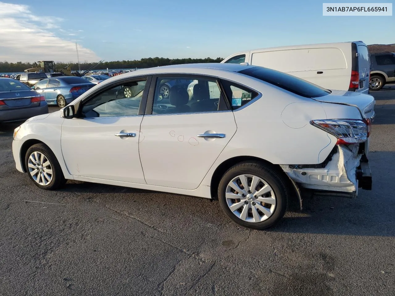 2015 Nissan Sentra S VIN: 3N1AB7AP6FL665941 Lot: 81034714