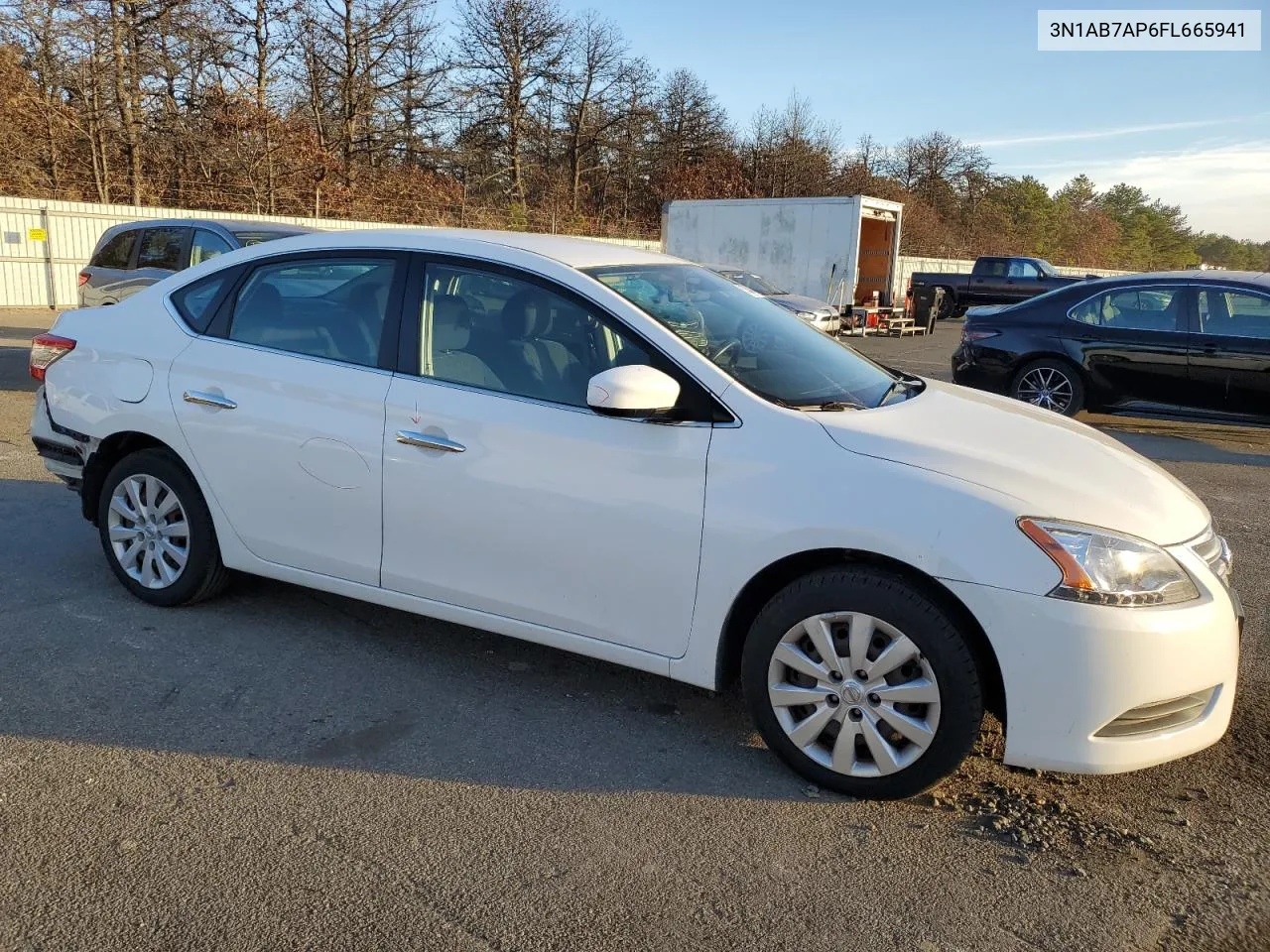 2015 Nissan Sentra S VIN: 3N1AB7AP6FL665941 Lot: 81034714