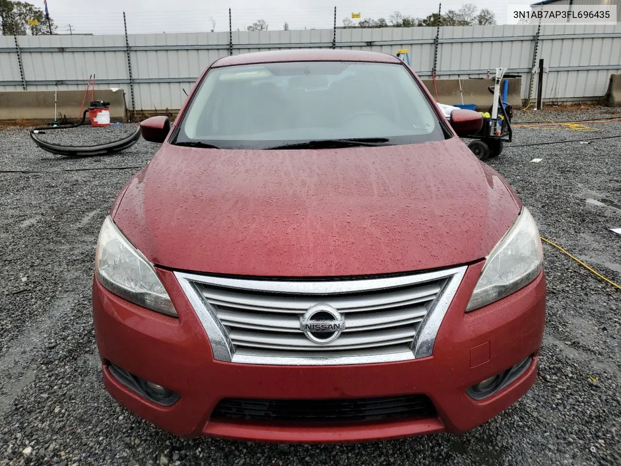 2015 Nissan Sentra S VIN: 3N1AB7AP3FL696435 Lot: 81058214