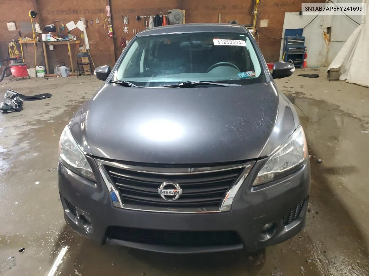 2015 Nissan Sentra S VIN: 3N1AB7AP5FY241699 Lot: 81260504