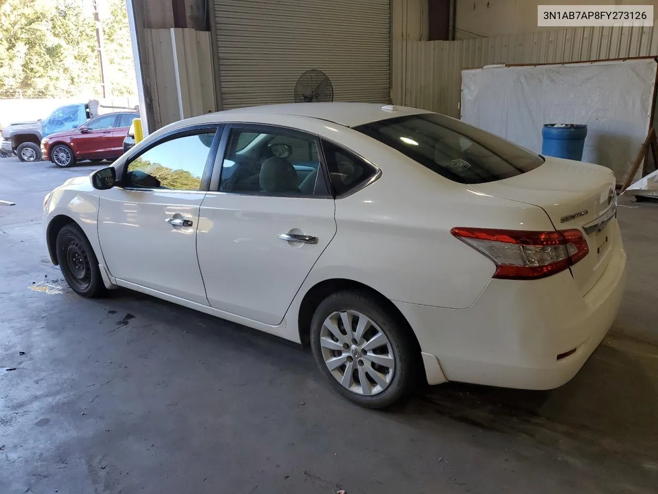 2015 Nissan Sentra S VIN: 3N1AB7AP8FY273126 Lot: 81924014