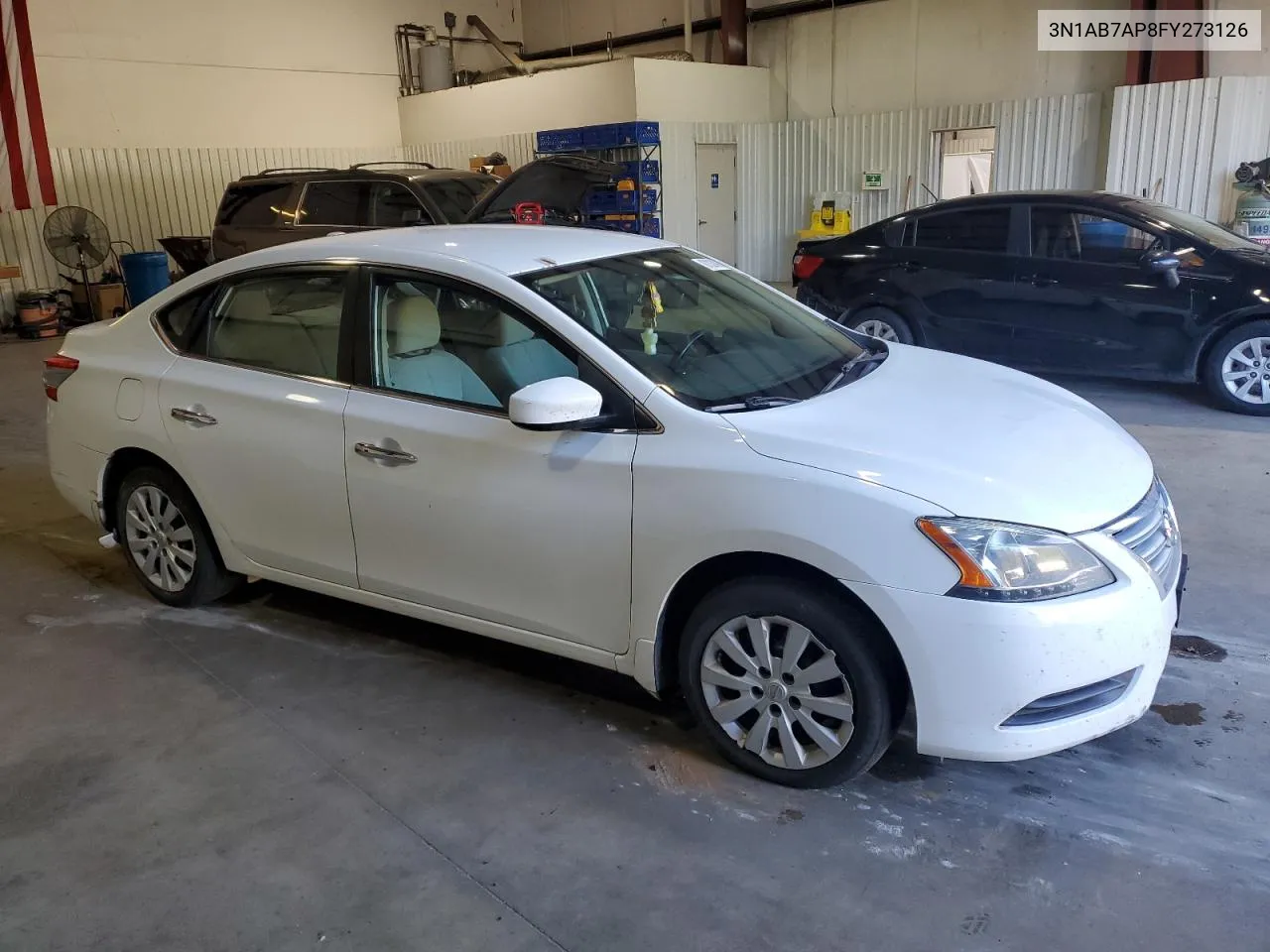 2015 Nissan Sentra S VIN: 3N1AB7AP8FY273126 Lot: 81924014