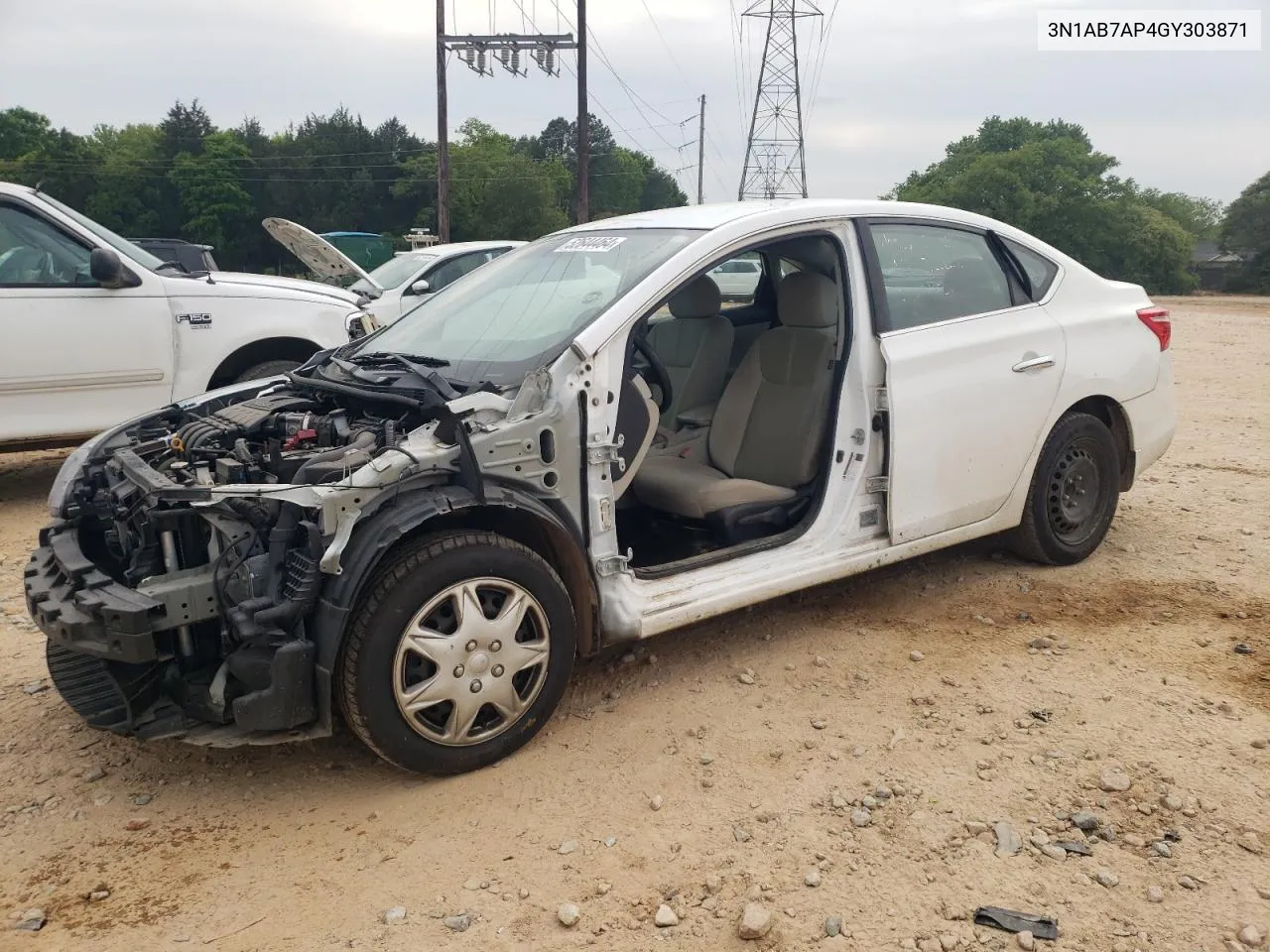 3N1AB7AP4GY303871 2016 Nissan Sentra S