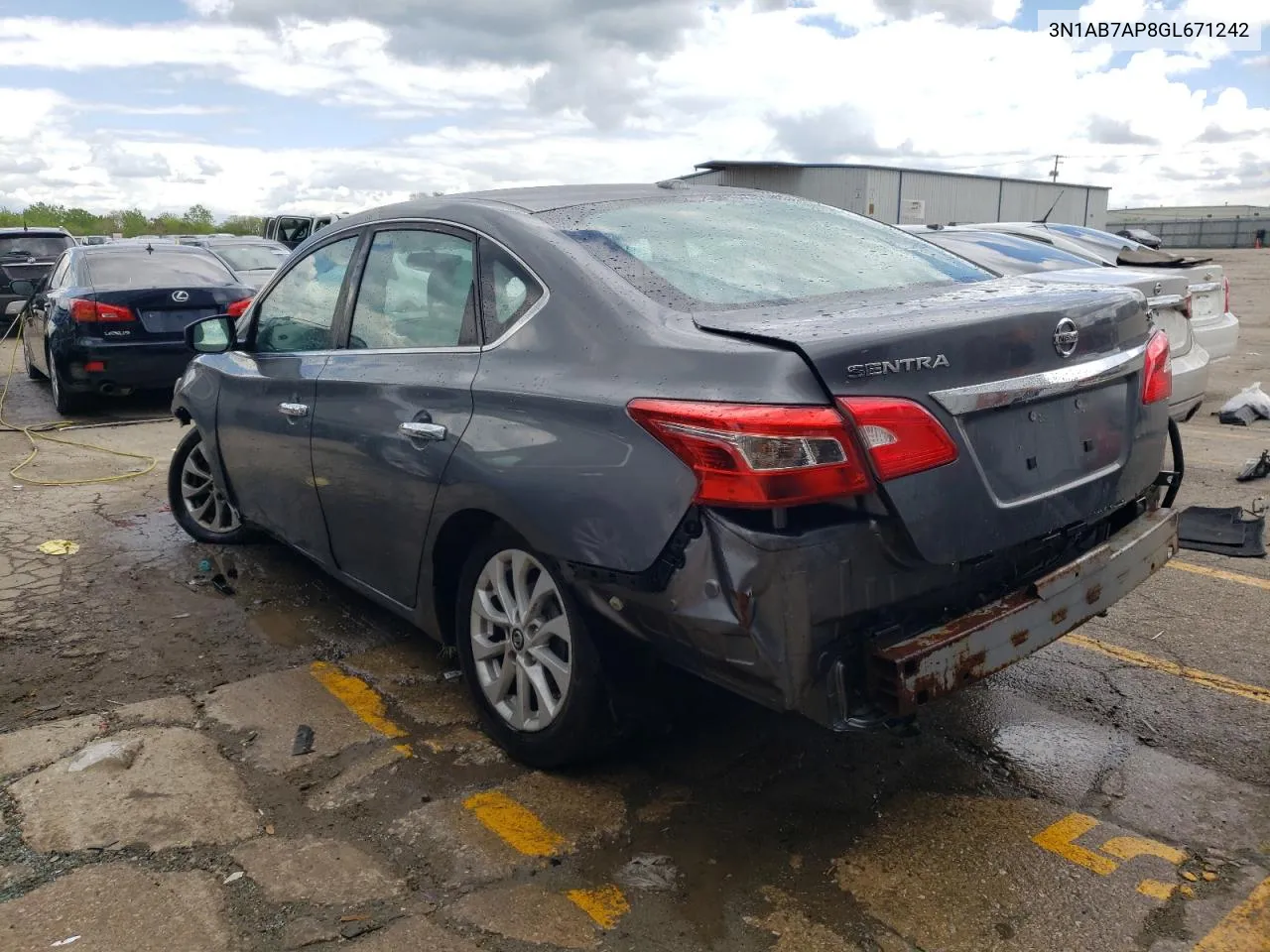 3N1AB7AP8GL671242 2016 Nissan Sentra S