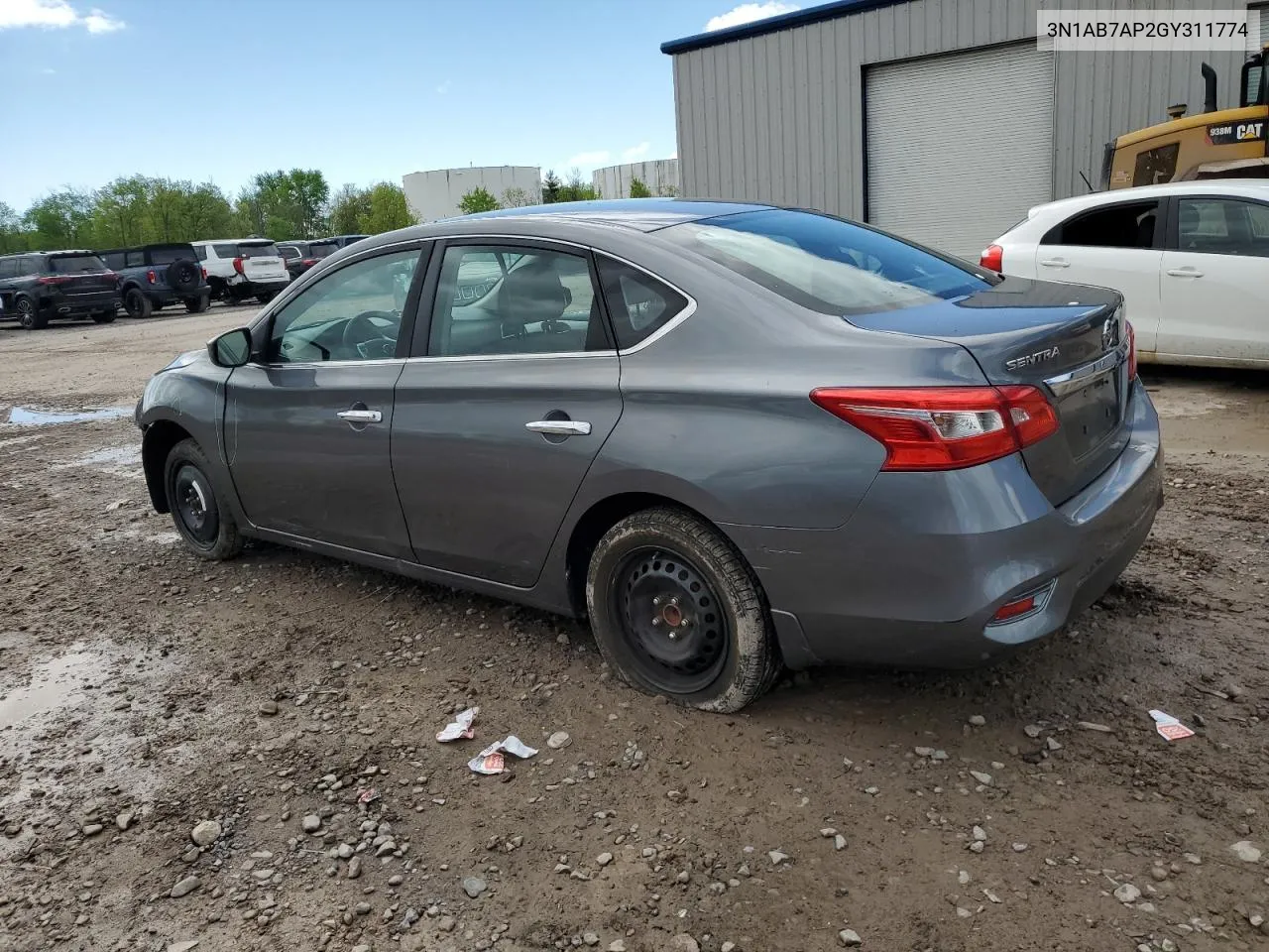 2016 Nissan Sentra S VIN: 3N1AB7AP2GY311774 Lot: 54454624