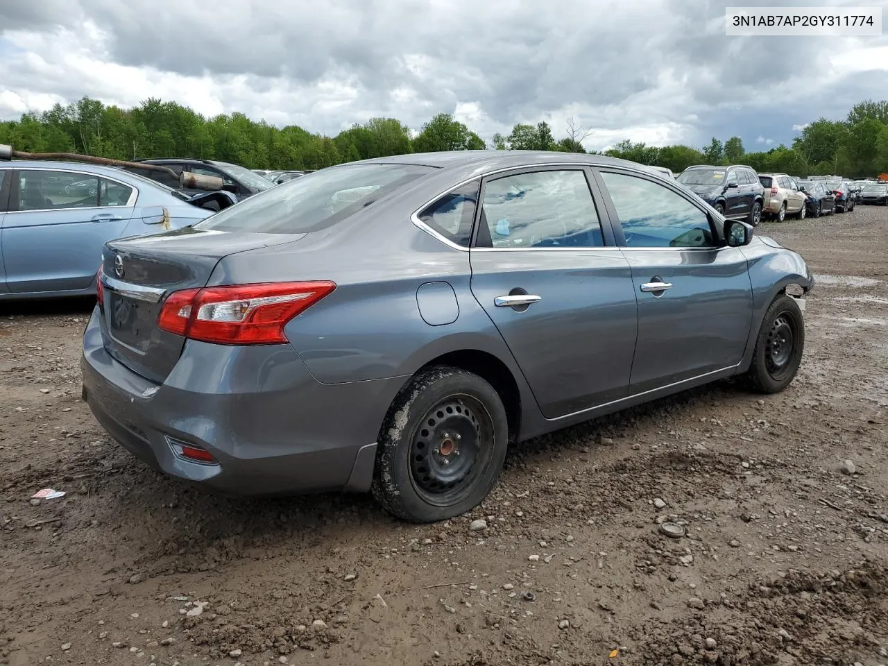 3N1AB7AP2GY311774 2016 Nissan Sentra S