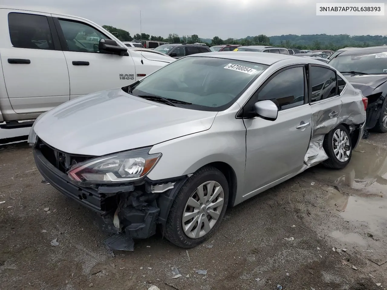 3N1AB7AP7GL638393 2016 Nissan Sentra S