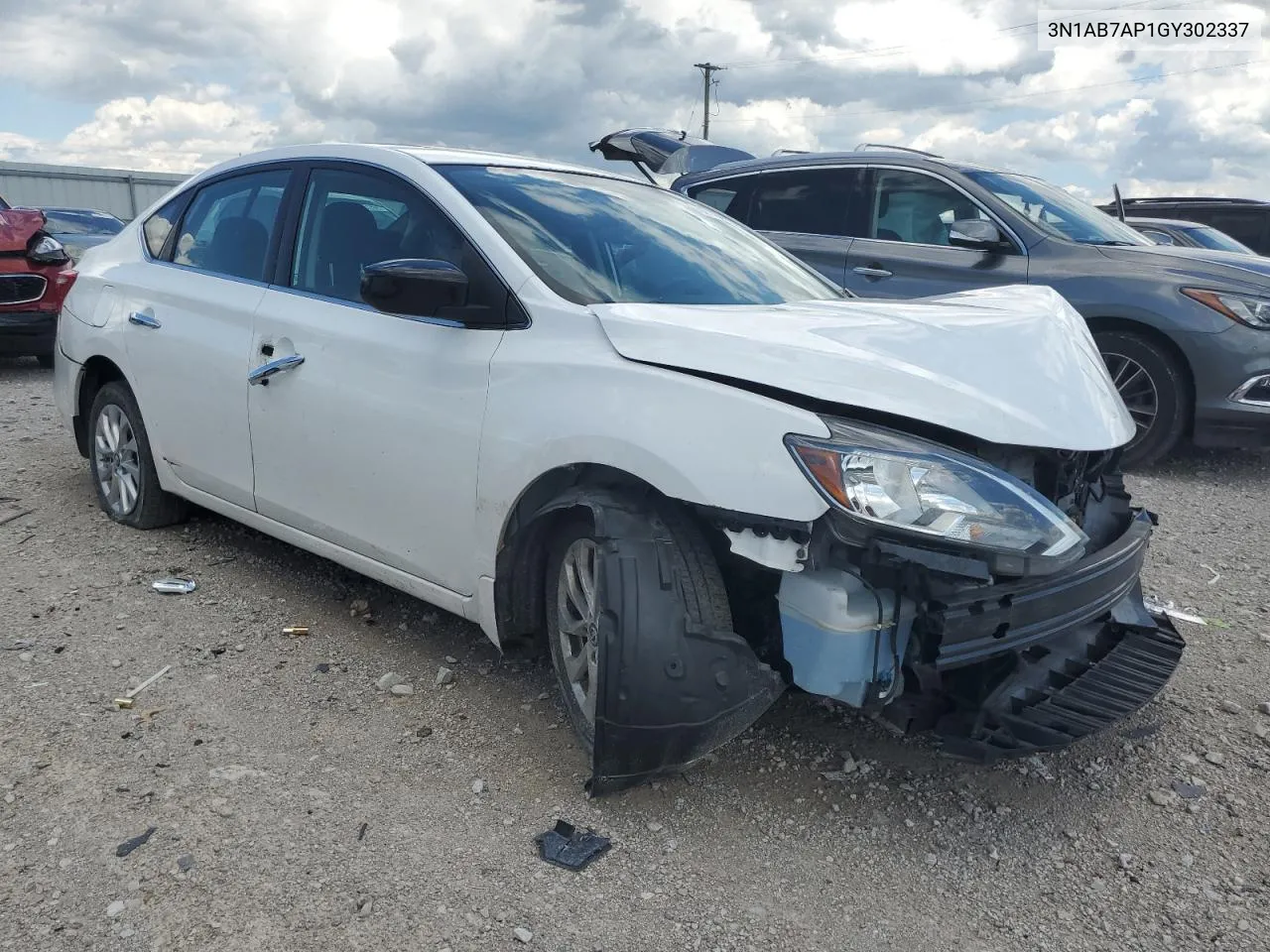 2016 Nissan Sentra S VIN: 3N1AB7AP1GY302337 Lot: 57197694