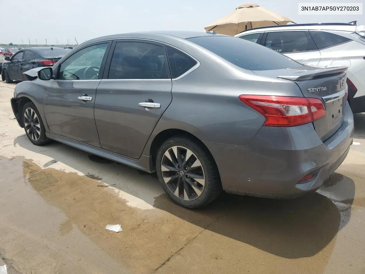 2016 Nissan Sentra S VIN: 3N1AB7AP5GY270203 Lot: 57712654