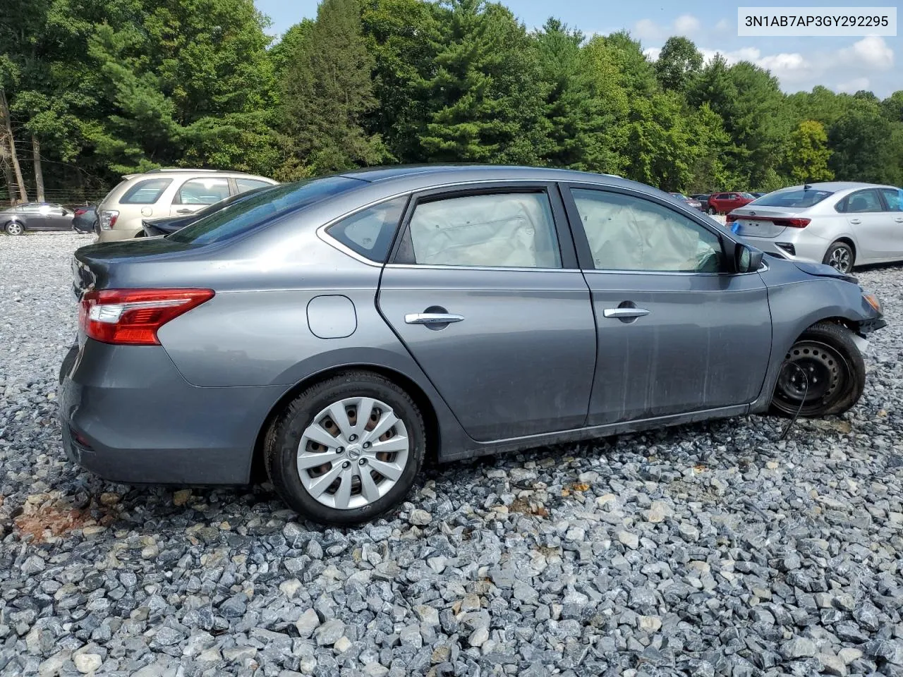 2016 Nissan Sentra S VIN: 3N1AB7AP3GY292295 Lot: 59477444