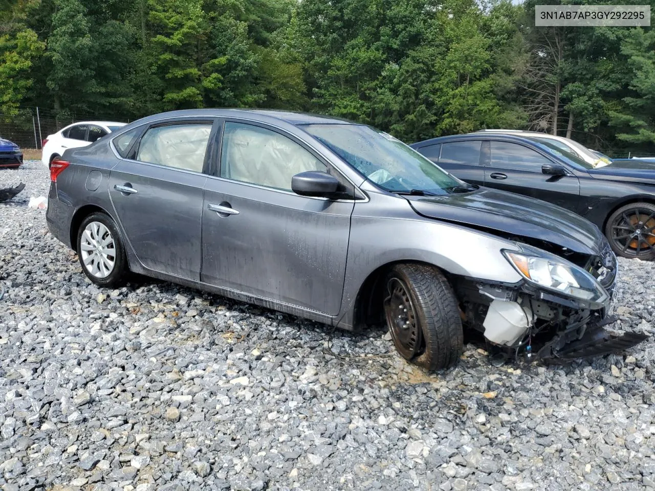 2016 Nissan Sentra S VIN: 3N1AB7AP3GY292295 Lot: 59477444