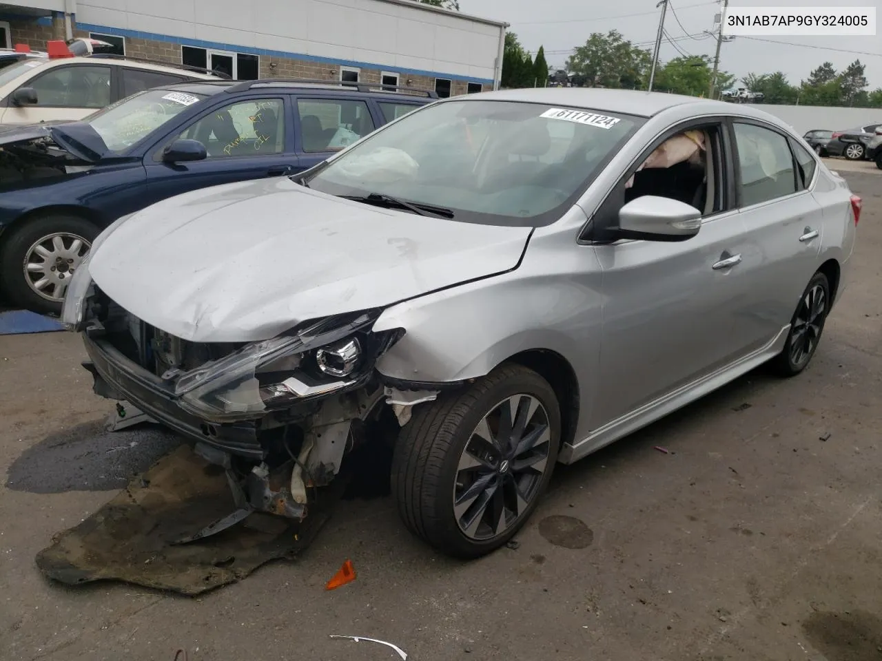 2016 Nissan Sentra S VIN: 3N1AB7AP9GY324005 Lot: 61171124