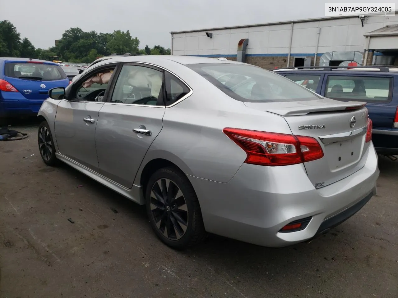 2016 Nissan Sentra S VIN: 3N1AB7AP9GY324005 Lot: 61171124