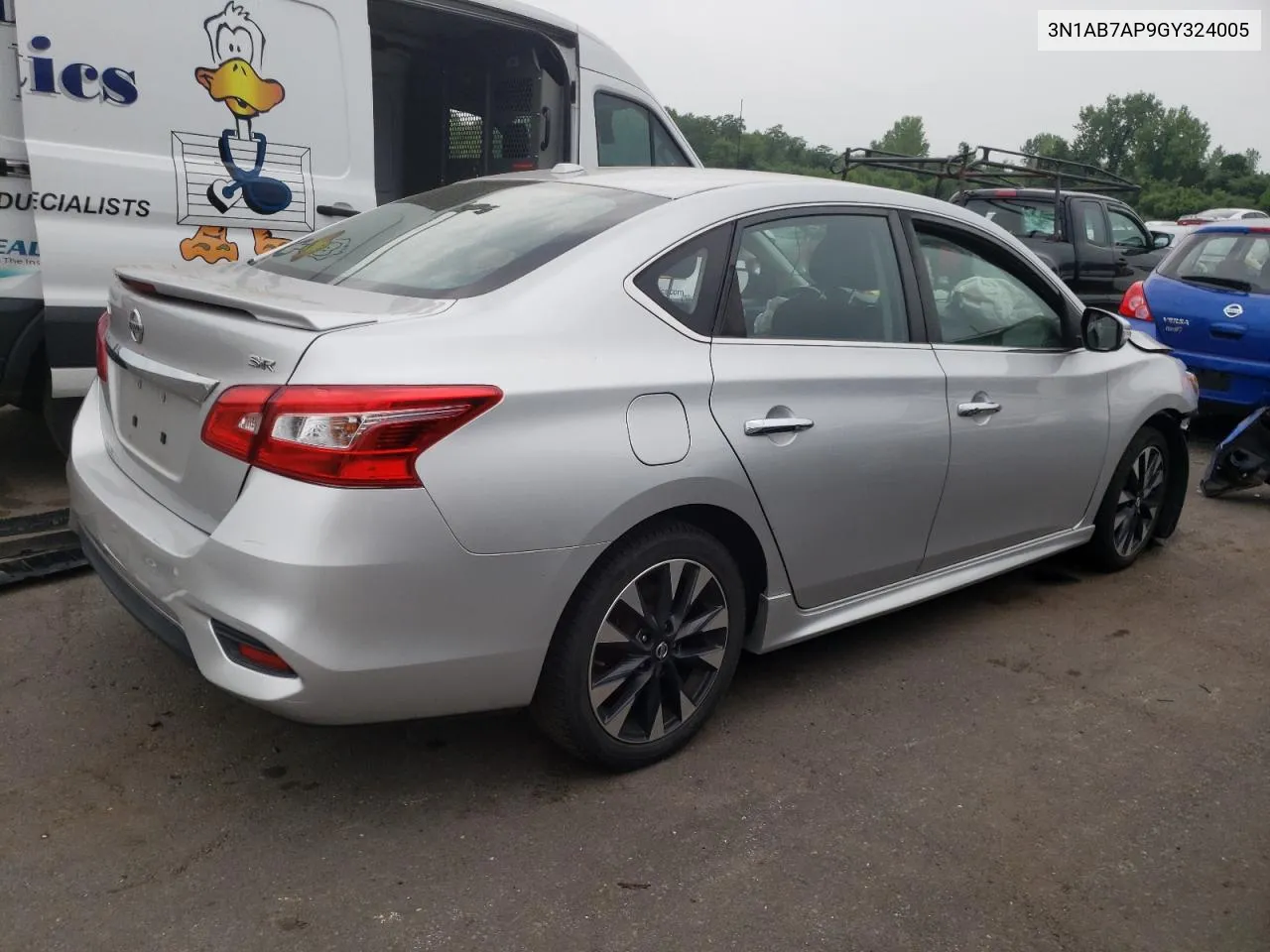 2016 Nissan Sentra S VIN: 3N1AB7AP9GY324005 Lot: 61171124