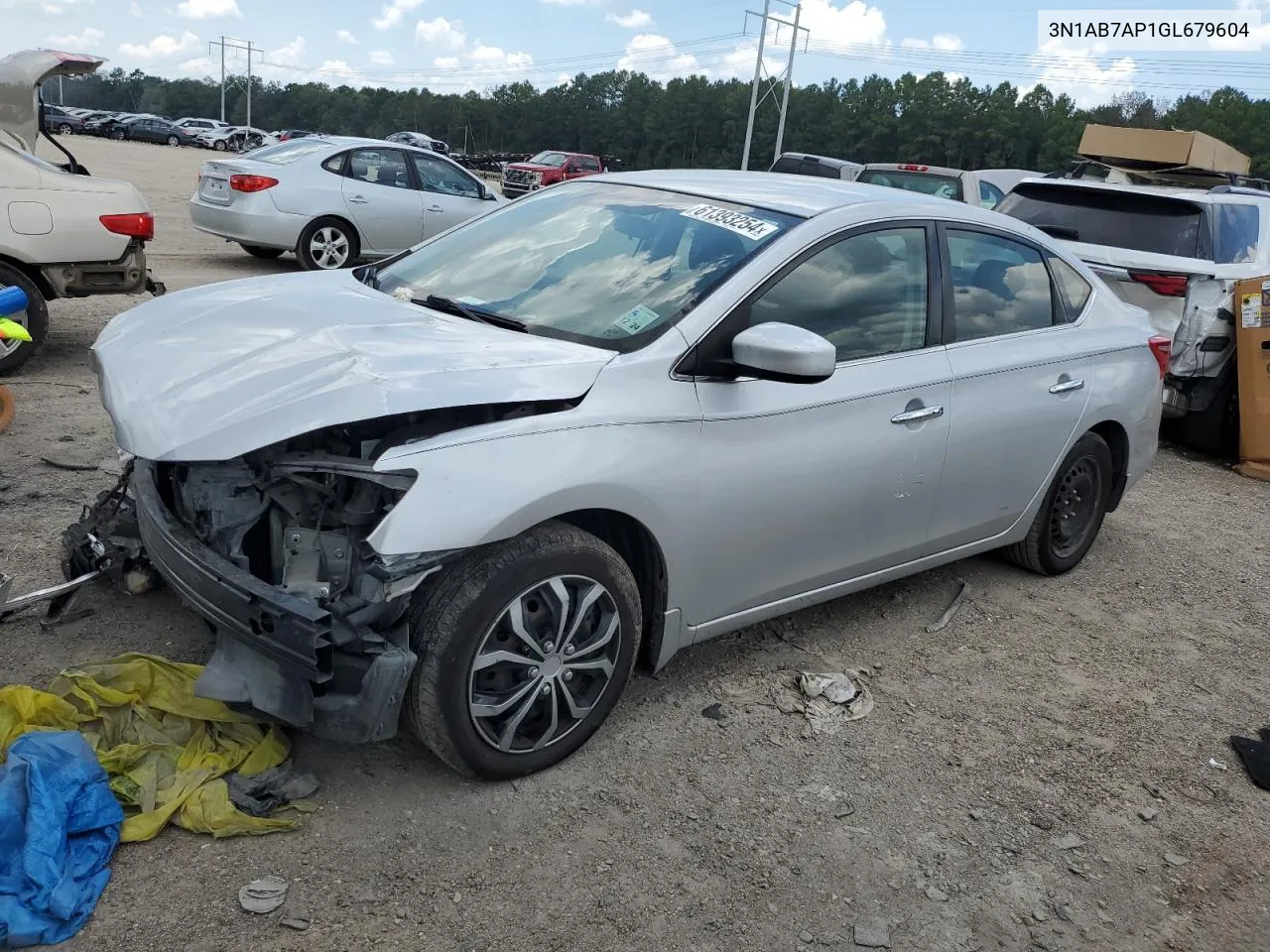 3N1AB7AP1GL679604 2016 Nissan Sentra S