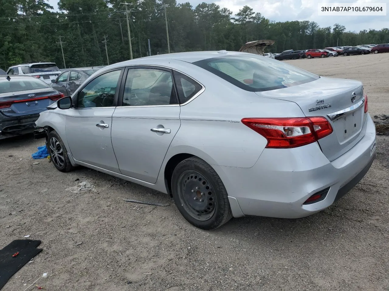 2016 Nissan Sentra S VIN: 3N1AB7AP1GL679604 Lot: 61393254