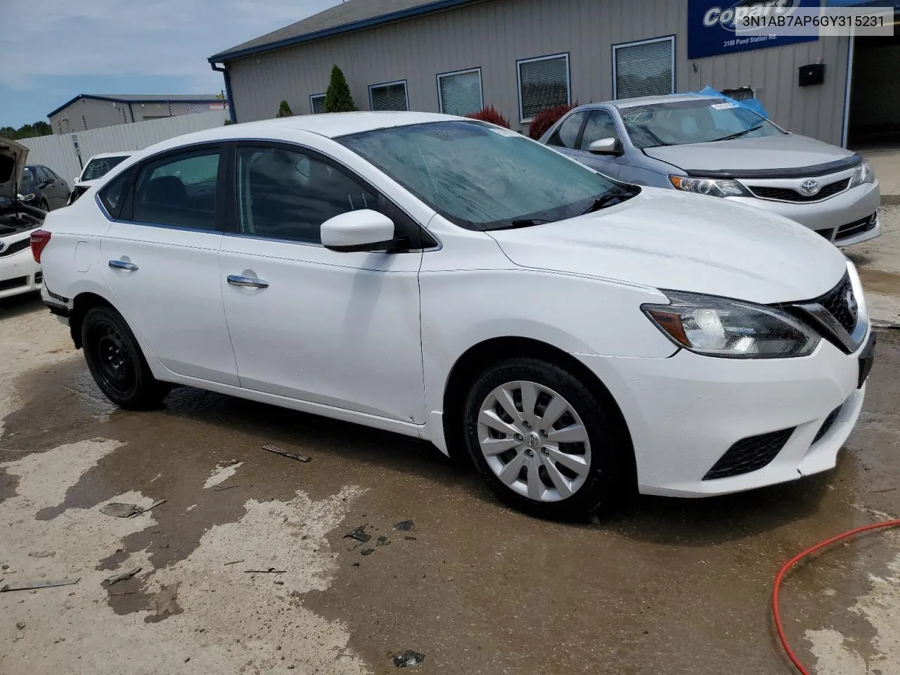 2016 Nissan Sentra S VIN: 3N1AB7AP6GY315231 Lot: 61467754