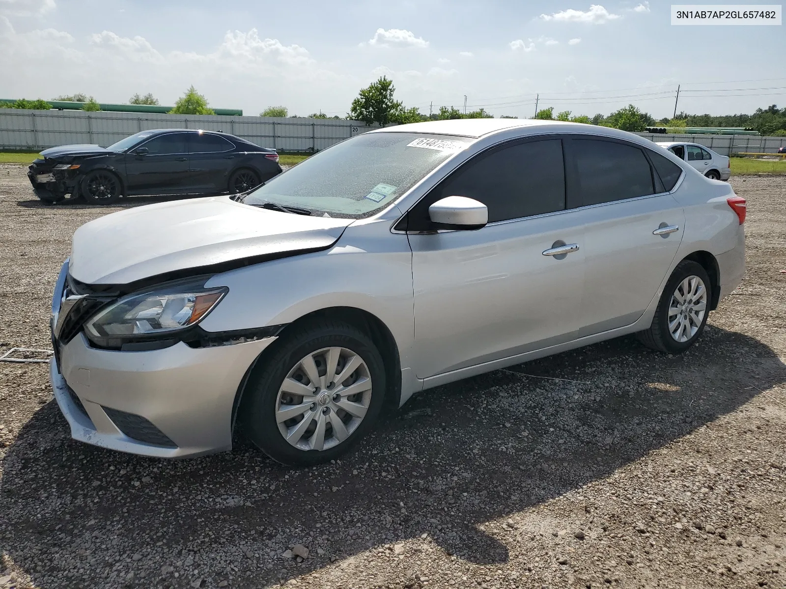 3N1AB7AP2GL657482 2016 Nissan Sentra S