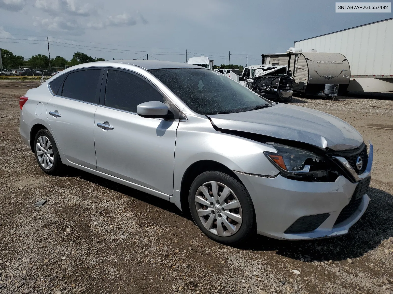 3N1AB7AP2GL657482 2016 Nissan Sentra S