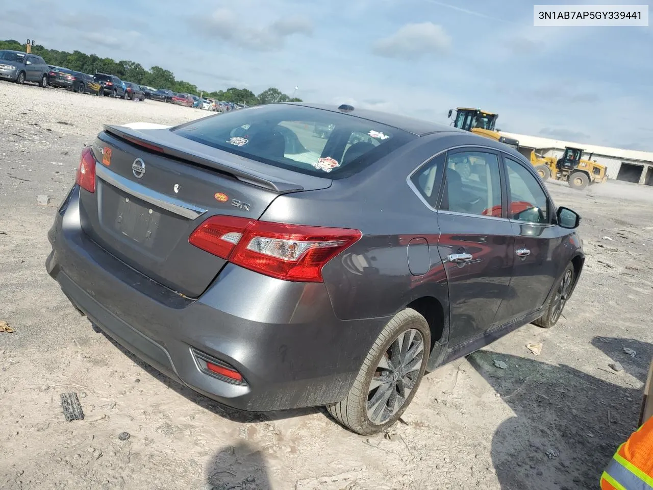 2016 Nissan Sentra S VIN: 3N1AB7AP5GY339441 Lot: 61829534